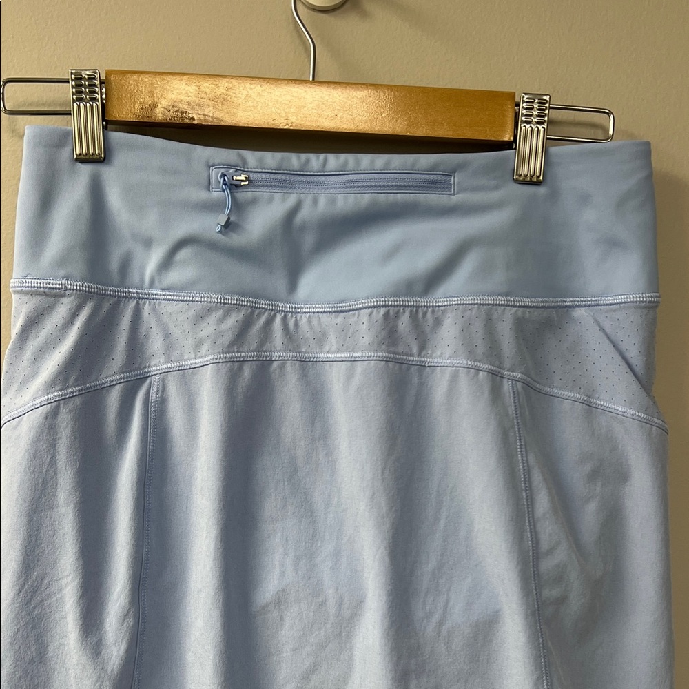 Athleta Pale Blue Performance Skort with Zip Pocket - Picture 4 of 7